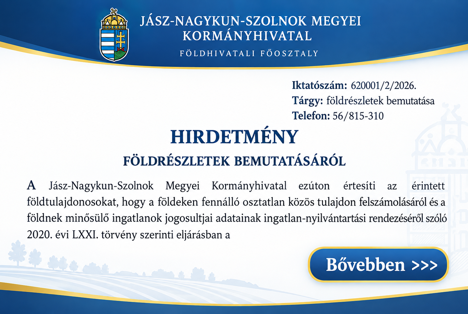 Hirdetmény 2026.07.08.